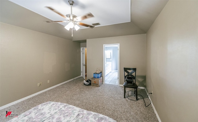 6008 Pepperwood Cir, Bossier City, LA 71111 - carpeted bedroom with baseboards and ceiling fan