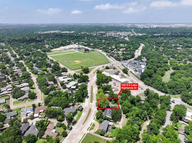 10210 E Lk Highlands, Dallas, TX 75218 - view of property location featuring property boundaries highlighted