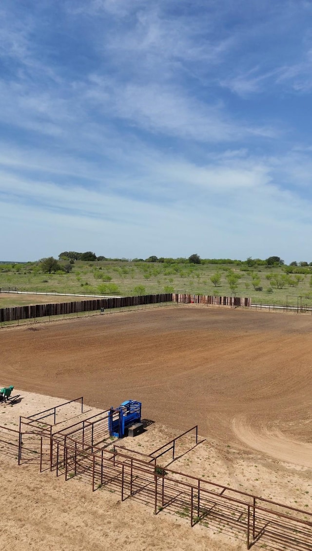 2283 US Highway 281 N, Jacksboro, TX 76458 - view of yard with an enclosed horse arena and a view of countryside