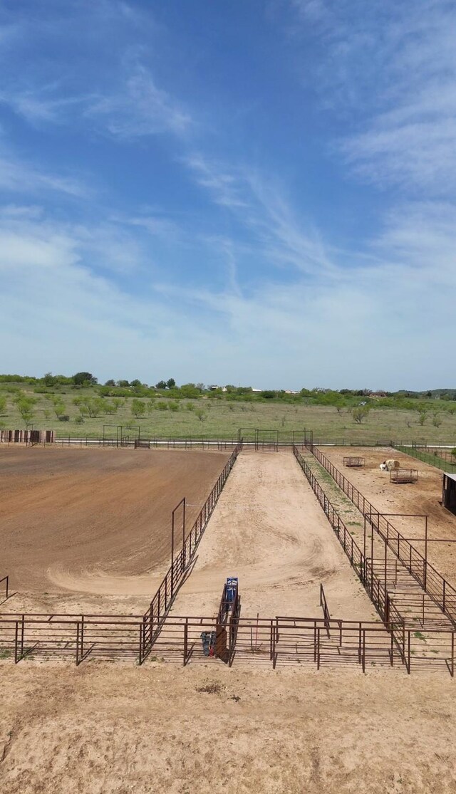 2283 US Highway 281 N, Jacksboro, TX 76458 - view of yard featuring a rural view and an enclosed riding area