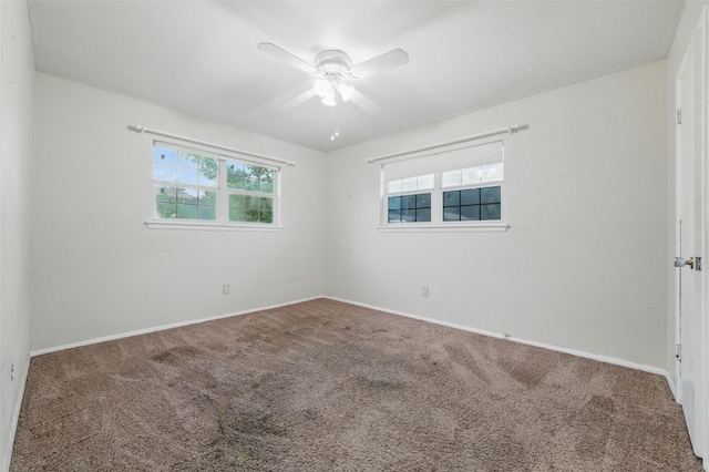 325 Belmont St, Hurst, TX 76053 - carpeted empty room with healthy amount of natural light and a ceiling fan