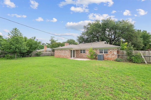 325 Belmont St, Hurst, TX 76053 - fenced backyard with a patio