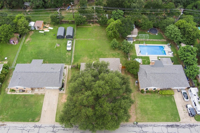 325 Belmont St, Hurst, TX 76053 - drone / aerial view of a pool