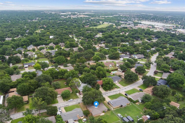 325 Belmont St, Hurst, TX 76053 - aerial view of property and surrounding area featuring nearby suburban area