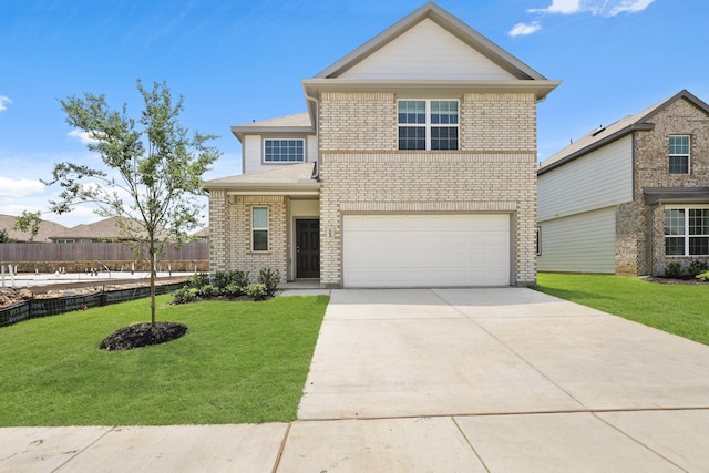 10620 Stag Ln, Fort Worth, TX 76036 - traditional home with an attached garage, brick siding, and driveway