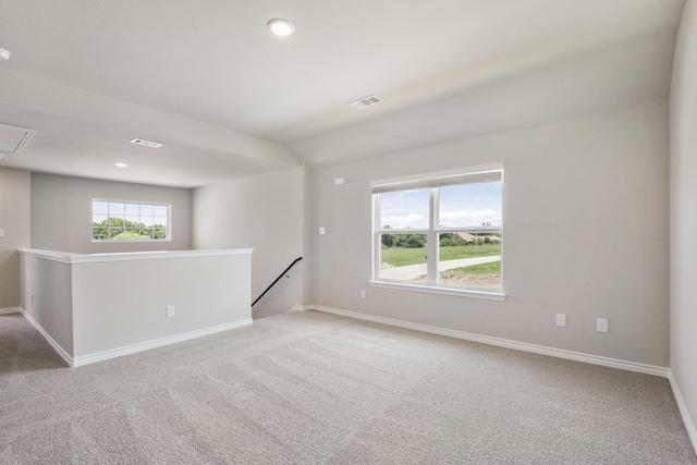 10620 Stag Ln, Fort Worth, TX 76036 - spare room featuring carpet floors, baseboards, and recessed lighting