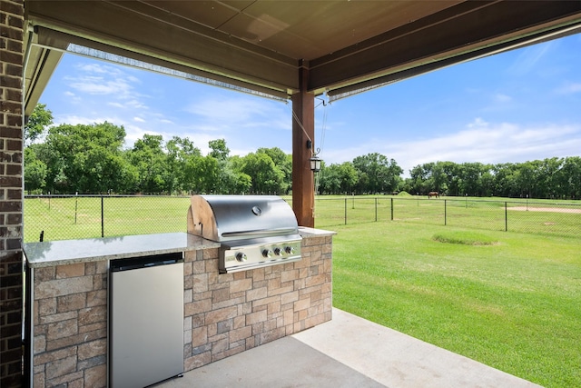 15070 Fm 916, Maypearl, TX 76064 - view of patio featuring view of scattered trees and a view of rural / pastoral area