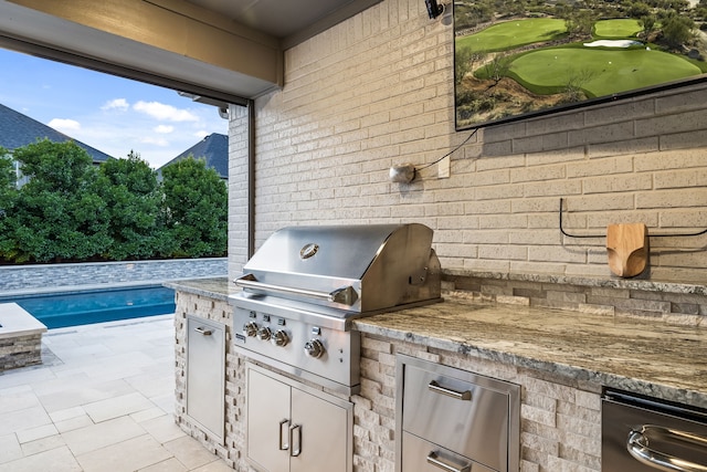 16471 Prairie Oak Rd, Frisco, TX 75033 - view of patio with golf course view and an outdoor pool