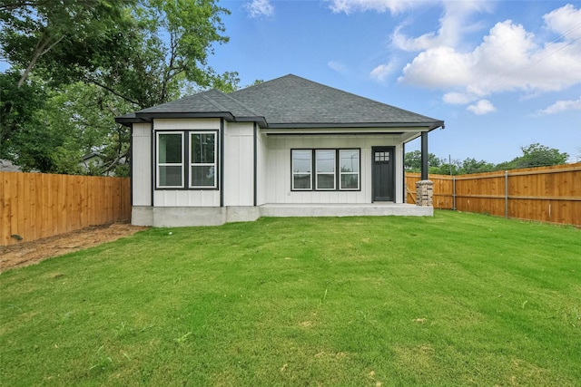 3220 N Houston, Fort Worth, TX 76106 - rear view of property featuring roof with shingles and board and batten siding