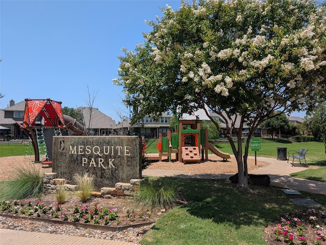 1060 Shepherd Ct, Lantana, TX 76226 - community / neighborhood sign with a yard