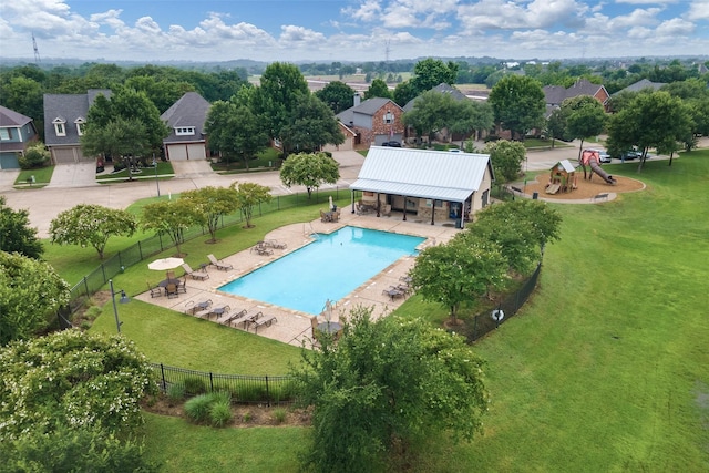 1060 Shepherd Ct, Lantana, TX 76226 - community pool featuring a residential view
