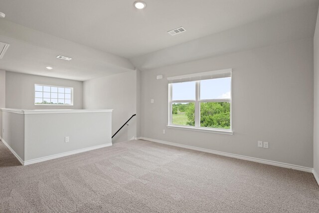 10605 Stag Ln, Fort Worth, TX 76036 - carpeted spare room with baseboards and recessed lighting