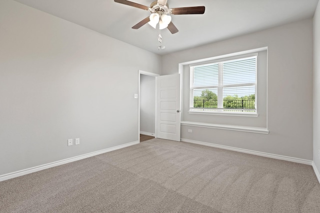 10605 Stag Ln, Fort Worth, TX 76036 - carpeted spare room with ceiling fan and baseboards