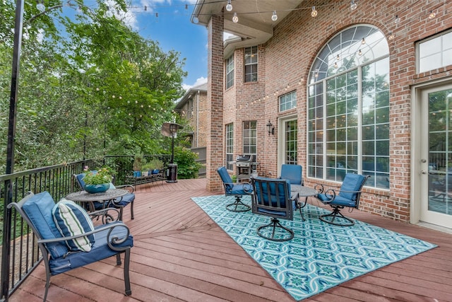 9352 Stratford Way, Dallas, TX 75220 - deck featuring grilling area