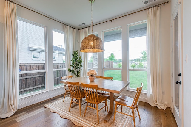 1050 Adair Rd, Prosper, TX 75078 - dining room featuring dark wood finished floors and baseboards