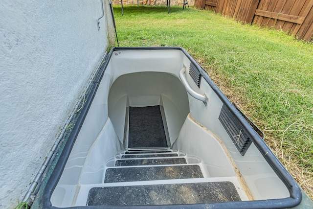 1050 Adair Rd, Prosper, TX 75078 - entry to storm shelter