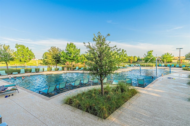 1050 Adair Rd, Prosper, TX 75078 - community pool featuring a patio area