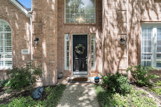 3509 Walington Dr, Plano, TX 75093 - view of exterior entry with brick siding