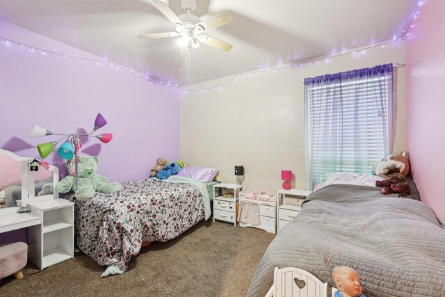 110 Apache Trl, Alvarado, TX 76009 - carpeted bedroom with ceiling fan