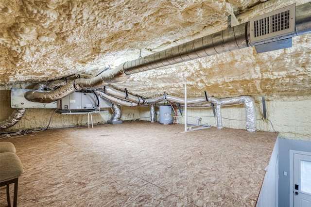 5205 Larue Dr, Caddo Mills, TX 75135 - basement featuring water heater