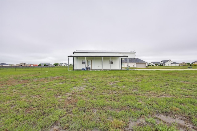 5205 Larue Dr, Caddo Mills, TX 75135 - view of front of house featuring a garage and an outbuilding
