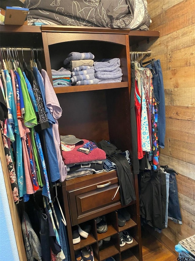 2620 N State Highway 37, Quitman, TX 75783 - spacious closet with wood finished floors