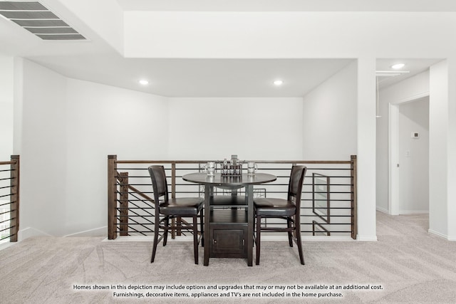 1025 Raptor Rd, Alvarado, TX 76009 - carpeted dining room with recessed lighting and baseboards