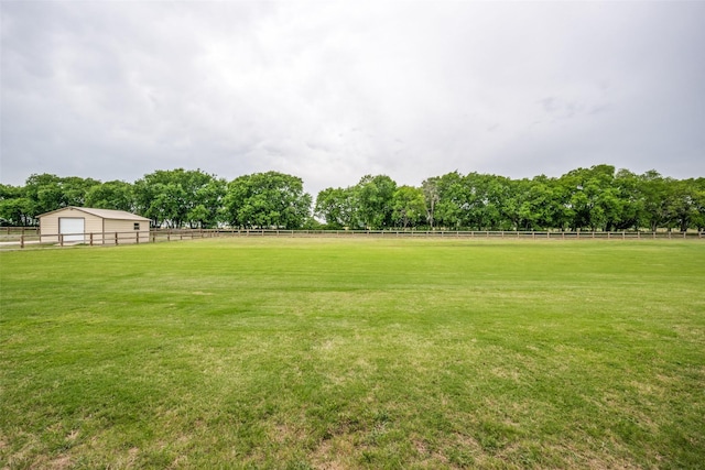 9410 Tay Ln, Justin, TX 76247 - view of yard with an outdoor structure