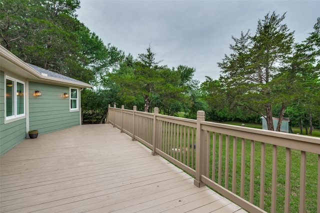 1410 Traildust Dr, Lowry Crossing, TX 75069 - wooden terrace featuring an outdoor structure