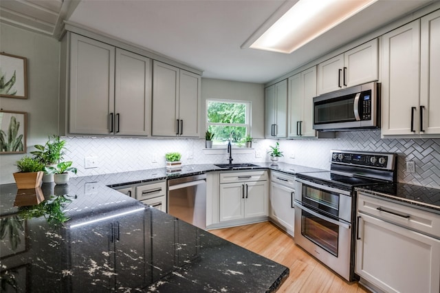 1410 Traildust Dr, Lowry Crossing, TX 75069 - kitchen featuring appliances with stainless steel finishes, a sink, and tasteful backsplash