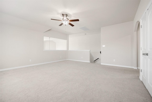 4104 Portola Dr, Mckinney, TX 75070 - unfurnished room featuring ceiling fan and light colored carpet