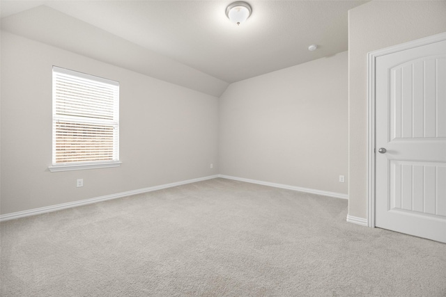4104 Portola Dr, Mckinney, TX 75070 - unfurnished room with lofted ceiling and carpet floors
