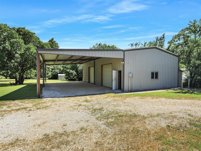 7275 Fm 455 W, Sanger, TX 76266 - view of outdoor structure featuring driveway