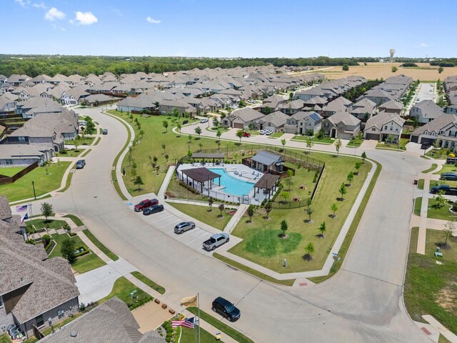 1721 Horseshoe Ln, Van Alstyne, TX 75495 - aerial view of residential area