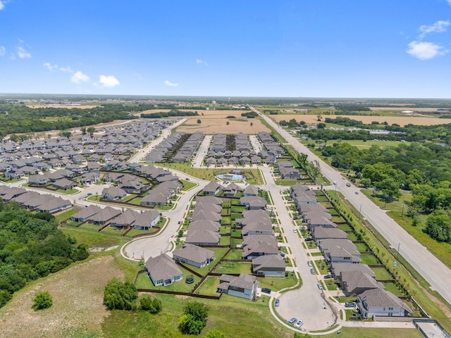 1721 Horseshoe Ln, Van Alstyne, TX 75495 - aerial perspective of suburban area
