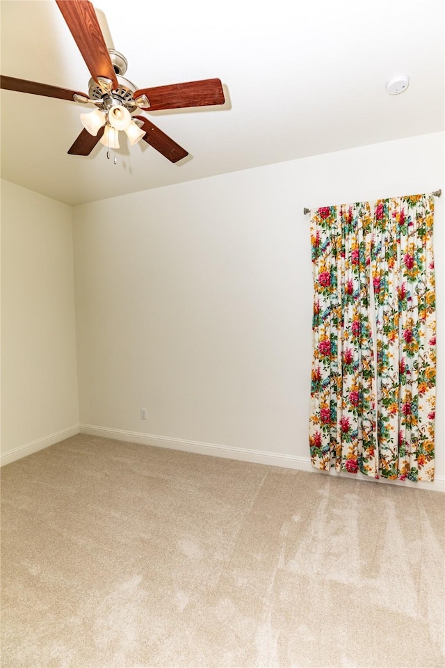 6925 Mercy Rd, Frisco, TX 75035 - carpeted spare room featuring a ceiling fan, baseboards, and a smoke detector