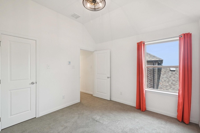 2816 Middleton Dr, Melissa, TX 75454 - unfurnished bedroom featuring vaulted ceiling, carpet flooring, and baseboards