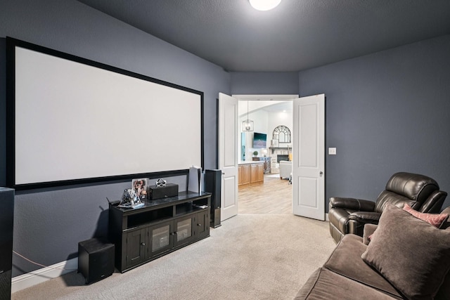 2816 Middleton Dr, Melissa, TX 75454 - carpeted home theater room featuring baseboards