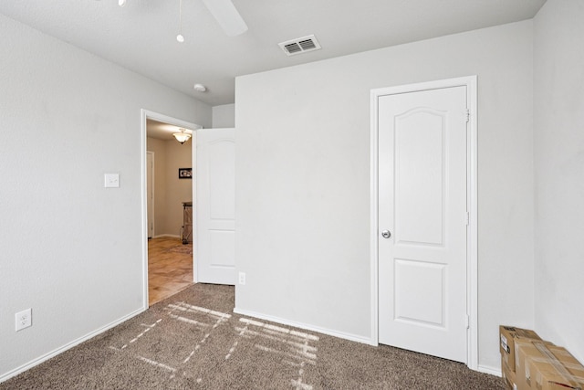 147 Cantle, Waxahachie, TX 75165 - unfurnished bedroom with carpet floors, baseboards, and a ceiling fan