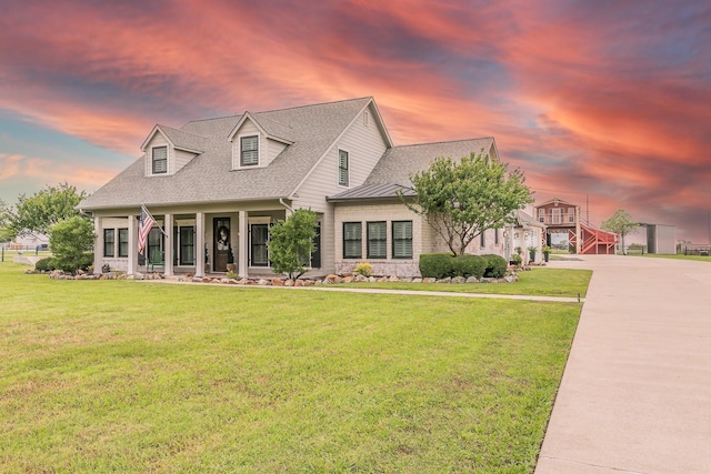 200 Sabine Creek Rd, Royse City, TX 75189 - view of front of house featuring a front lawn and roof with shingles