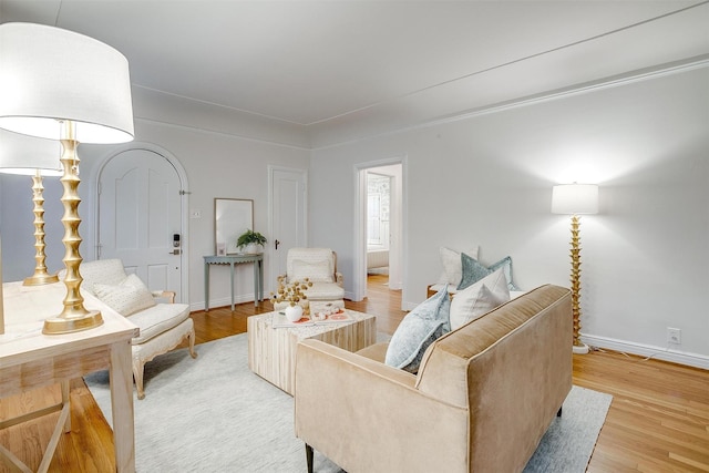 3201 Lamesa Pl, Fort Worth, TX 76109 - living room with wood finished floors and baseboards