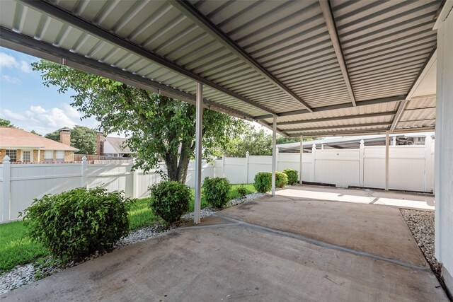 1326 Rosewood Ln, Lancaster, TX 75146 - fenced backyard featuring a patio