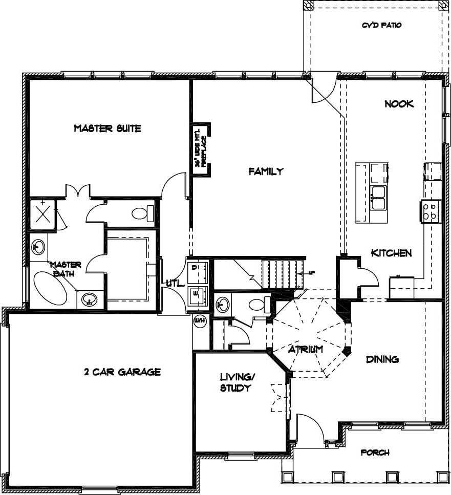 6033 Mango, Sanger, TX 76266 - property floor plan