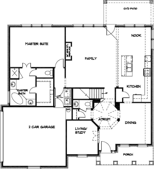 6033 Mango, Sanger, TX 76266 - property floor plan