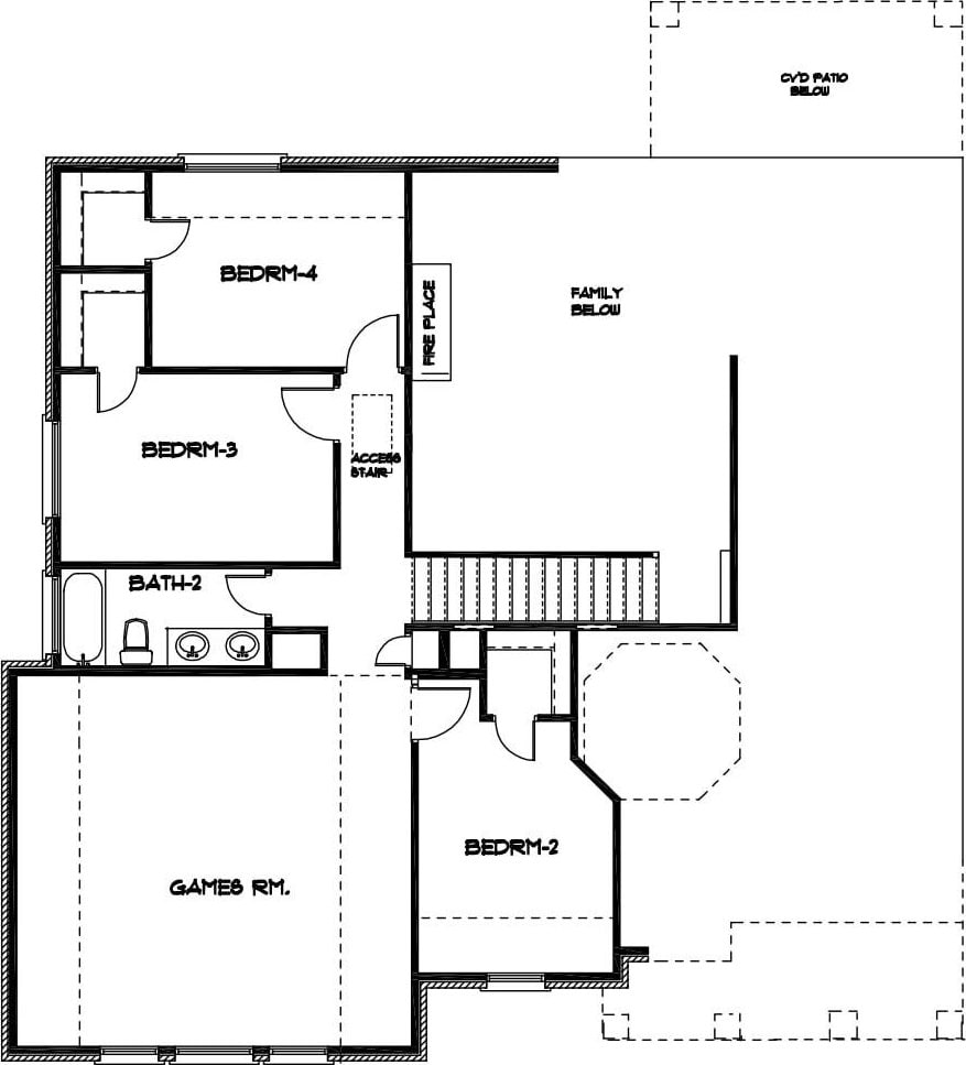 6033 Mango, Sanger, TX 76266 - home floor plan
