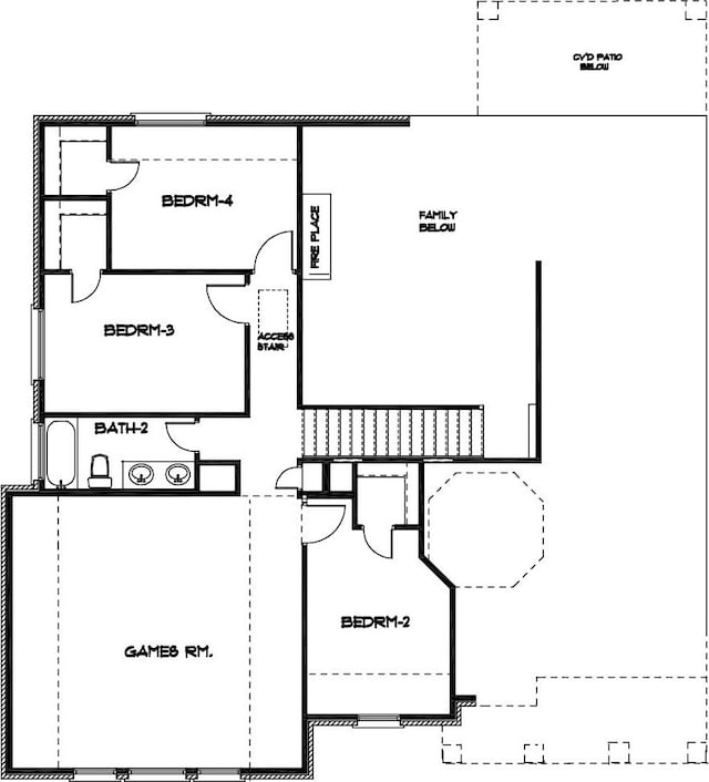 6033 Mango, Sanger, TX 76266 - home floor plan