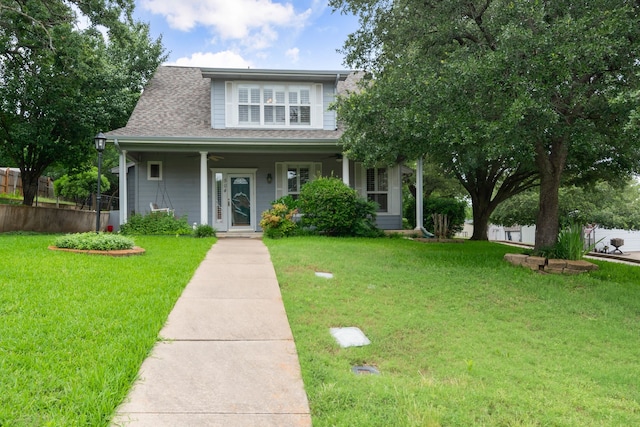 504 Hilltop Pl, Joshua, TX 76058 - view of front facade featuring roof with shingles and a porch