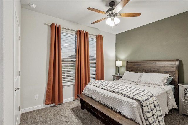 155 Texasage St, Rhome, TX 76078 - bedroom with carpet, baseboards, and a ceiling fan