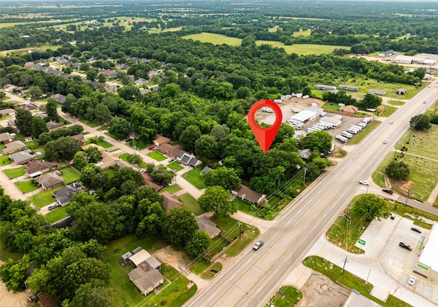 5990 Lamar Rd, Reno, TX 75462 - aerial view of property's location with nearby suburban area