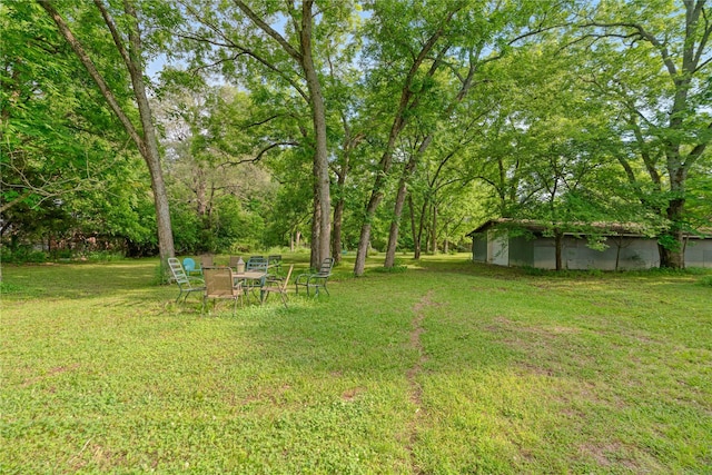 5990 Lamar Rd, Reno, TX 75462 - view of grassy yard